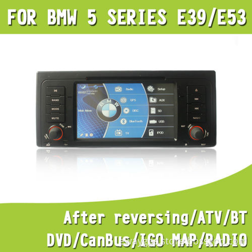 Car Multimedia Video DVD GPS Navigation with Android 4.0 System for BMW E39 E53